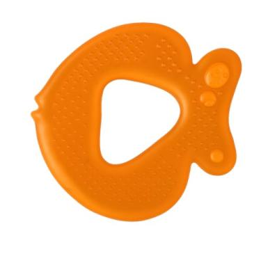 Imagem de Mordedor de Silicone Com Água para Bebê Premium Formato Curvo Textura Macia