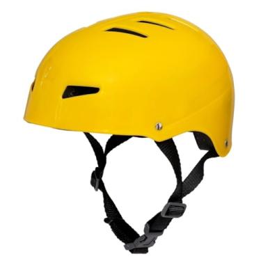 Imagem de Capacete Profissional para Skate Bike Patins Patinete Bmx Bike Eletrica etc Unissex (AMARELO,PP)