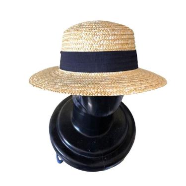 Imagem de Chapéu Palheta Paris Palha Natural Bege Aba Praia Piscina