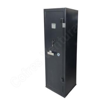 Imagem de Cofre Digital para 05 armas longas 130x38 Linha B - Ventura, Preto com