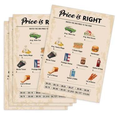 Imagem de Party Game 70th Birthday Price is Right 30 cards QUPT
