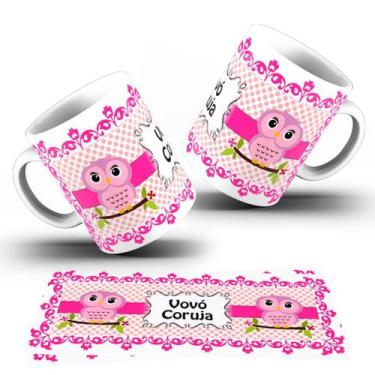 Imagem de Caneca Tema Vó  Caneca de Porcelana  Presente Especial Dia dos Avós - 