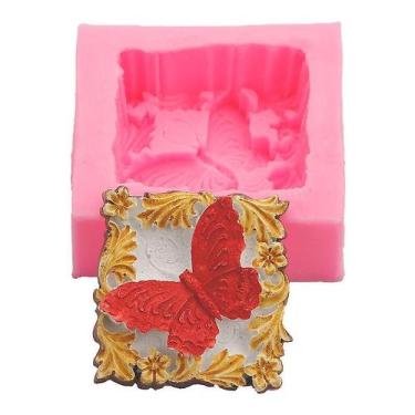 Imagem de Bolo assadeira molde fazendo chocolate doce sabão silicone flor de bor