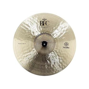 Imagem de Crash BFC Brazilian Finest Cymbals Versaliko Power 17¨ Striped Bell VKPC17 em Bronze B20