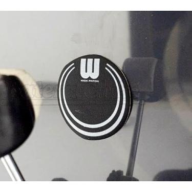 Imagem de Pad de Bumbo Williams WSPD-BK Kick Patch Dot Preto Compatível com Pedal Simples