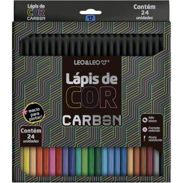 Imagem de Lápis de Cor Carbon Line c/ 24 Cores - Leo Leo - LEONORA