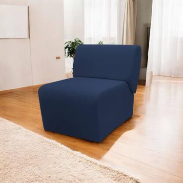 Imagem de Poltrona Decorativa Para Sala Manicure Consultório Escritório Zoe Sued