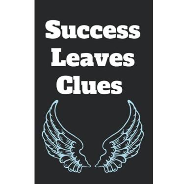 Imagem de Success Leaves Clues Personal Growth and Development Journal, Black and White with Magic Angel Wings (Notebook, Diary, 6 x 9 inches, 120 lined pages)