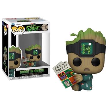 Imagem de Funko Pop Marvel I Am Groot 1193 Groot W/Book