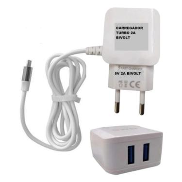 Imagem de Carregador Tomada Turbo 2a + Cabo Usb Para Kindle Oasis