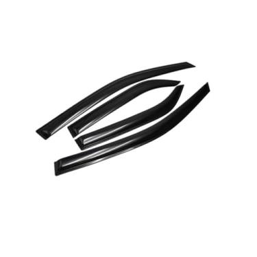 Imagem de GRJQRKHZ Defletor de janela lateral de carro para C&itroen C5 Sedan 2010-2019 Weathershied viseira de porta vento sol proteção chuva janela lateral defletores de vento