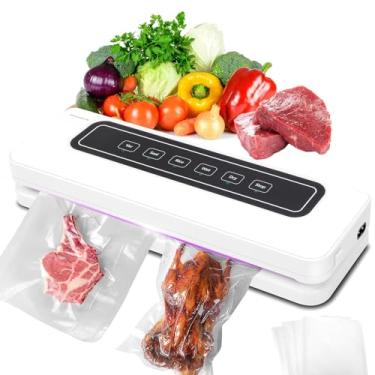 Imagem de Seladora Vacuo 110V-220V, Esterilização por Ultravioleta, Seladora Embaladora, Selar vários Sacos Ao Mesmo Tempo, Carnes Empacotadora, Seladora a Vacuo de Embalagens, Vácuo