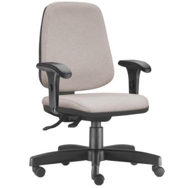 Imagem de Cadeira Giratória Job L02 Diretor Executiva Linho Bege - LYAM DECOR