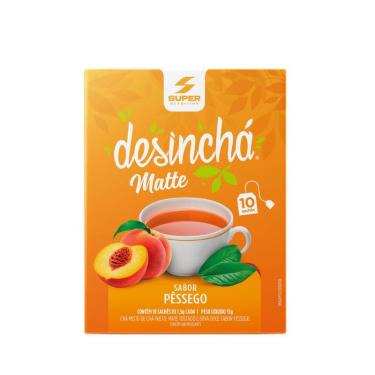 Imagem de Desinchá Matte Pêssego Super Nutrition 10sch 1g