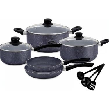 Imagem de Conjunto De Panelas e Caçarolas Antiaderente com Revestimento Cerâmica