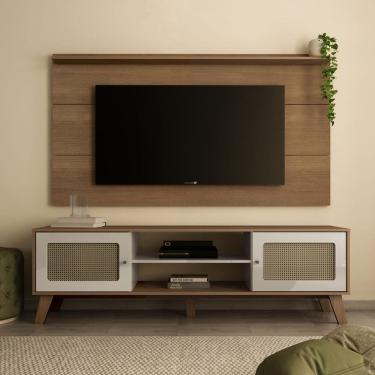 Imagem de Conjunto Sala de Estar: Rack Charlotte + Painel Slim