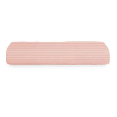 Imagem de Lençol com Elástico King Altenburg Percal 180 Fios Neutral Rosa