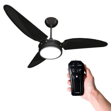 Imagem de KIT Ventilador De Teto com Led 6500k Pás de Policarbonato Resistente a