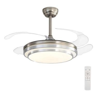 Imagem de Ventilador Cromado 30W Bivolt Inspire Max Retratil 3 Pas