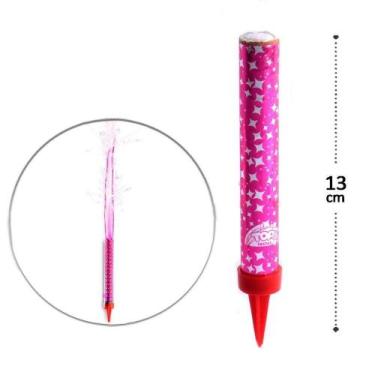 Imagem de Vela de Aniversário Rosa - Tudo em Caixa - Genérico