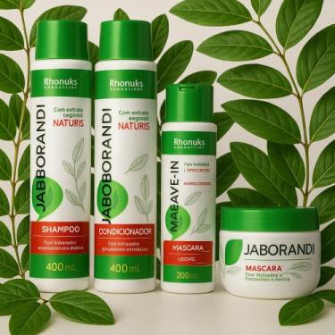 Imagem de Kit Capilar 4 Itens Jaborandi Rhenuks Crescimento e Hidratação - Rhenu
