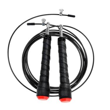 Imagem de FYTPAL Corda de pular de velocidade ajustável – Corda de pular leve durável e sem emaranhados com alças de espuma antiderrapante para CrossFit, Boxe, MMA e Cardio Fitness - Cabo de corda de pular para
