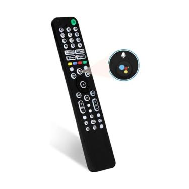 Imagem de XINFUTE Novo RMF-TX520U adequado para Smart TV Sony com controle remoto retroiluminado série XR/XBR/KD/K