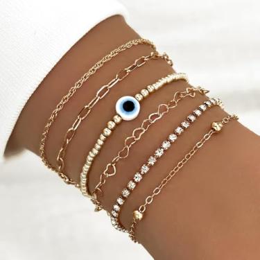 Imagem de Joia de punho dourado para mulheres boho arroz pérola design elegante presente declaração acessório pulseira moda estilo boho