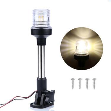 Imagem de Luz De Navegação LED 12V Dobrável 25cm Lâmpada De Sinalização Marinha 