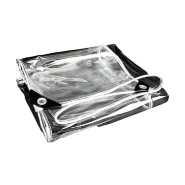 Imagem de FashionCha Lona Transparente para Cobertura de Galinheiro, à água E Ao Vento, com Ilhós para Plantas.