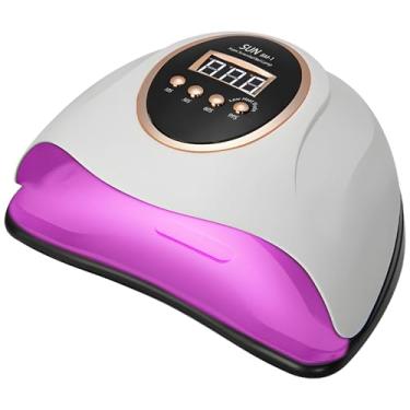 Imagem de Lâmpada de unhas de gel com 45 contas de LED, luz vermelha, secagem rápida, 4 configurações de temporizador para manicure profissional