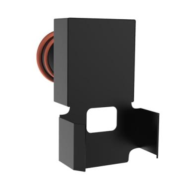 Imagem de Suporte de rádio portátil bidirecional para walkie-talkie, com suporte esférico de 25 mm, compatível com suportes de RAM, braço de soquete duplo tamanho B