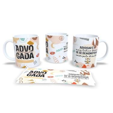 Imagem de Caneca de Advogado Decorativa, Porcelana Branca com Design Moderno, Frases Motivacionais em Português, Presente para Profissionais do Direito (17864)