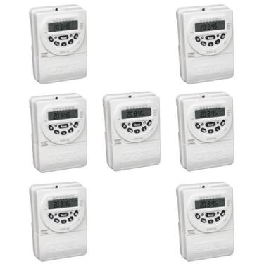 Imagem de 7 Timer Temporizador Digital Branco 100-240vca Rtst20 Coel