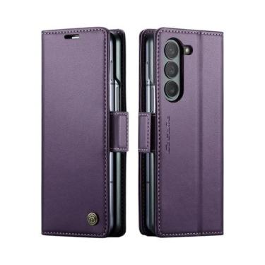 Imagem de Capa Carteira Magnética De Couro PU Para Samsung Galaxy Z Fold 7 6 5 F