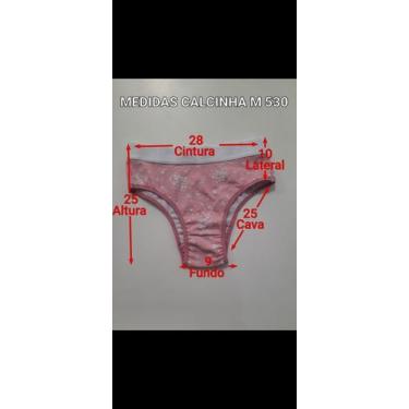 Imagem de Kit 10 Calcinha De Cos Alto Cotton Algodão Barato Atacado - JANAIKA M 