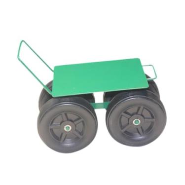 Imagem de Ｂｅｓｇａ Banco de jardim, carrinho de pátio, ferramenta multiuso com rodas, carrinho de jardim, carrinho de carga para pintura, reparo de automóveis, capina,
