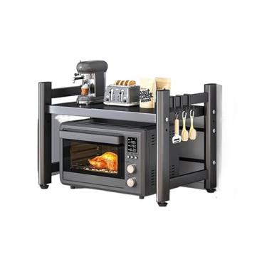 Imagem de Suporte Para Micro-Ondas — Rack De Armazenamento Para Cozinha(2 Camada)