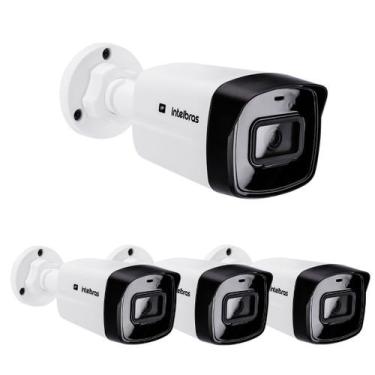 Imagem de Kit 4 Câmeras IP 2 Megapixels Full HD 30m PoE VIPC 1230 B G2 Intelbras