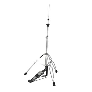 Imagem de Luwecf Suporte de chimbal com suporte duplo para instrumentos musicais, acessórios para kits de bateria para palco de prática