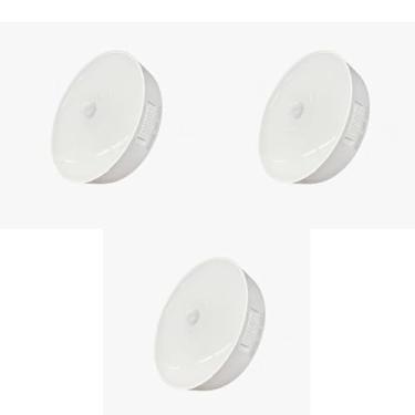 Imagem de KIT Luminárias Led Sem fio Bateria integrada com Sensor Presença recarregável COM LUZ FRIO/QUENTE(Duas Color Luz-KIT3)
