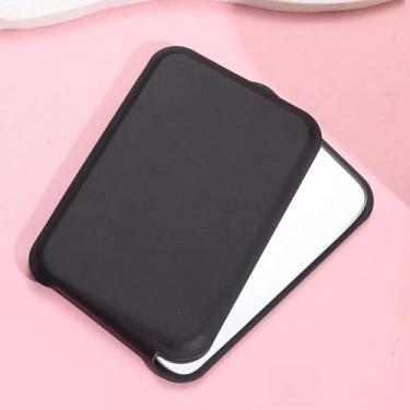 Imagem de CWPJUNDGP Espelho pequeno, espelho portátil, mini espelho de maquiagem simples, espelho de vestir feminino de mesa, espelho de maquiagem portátil dobrável