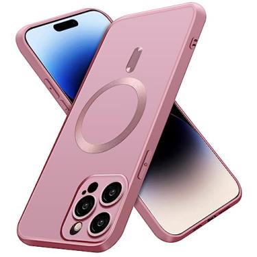 Imagem de Luhuanx Capa para iPhone 14 Pro MAX (SOMENTE), capa de telefone projetada para Apple 14 Pro Max com lente completa, para 14 Pro Max capa de telefone de 6,7 polegadas (rosa)