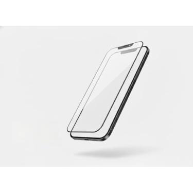 Imagem de Película de Vidro 3D Premium para iPhone 14, 15 e 16 Pro Max - Proteção 9H Anti-Impacto e Risco, Borda Recuada Case Friendly, Compatível com Face ID, Alta Transparência e Sensibilidade ao Toque