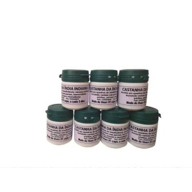 Imagem de Kit Com 7 Original Castanha da índia Indiana - Natural Ervas