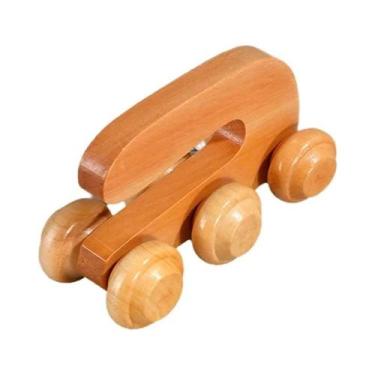 Imagem de Rolo De Massagem Portátil De Madeira Para Relaxamento Muscular Do Rost