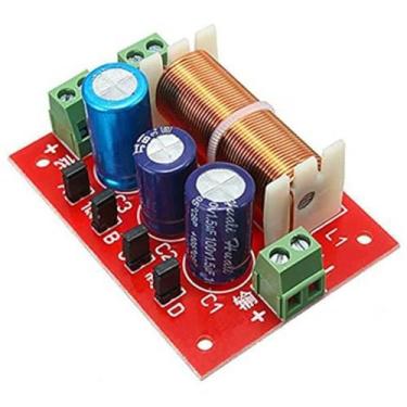 Imagem de Crossover de alto-falante 2 canais 400W em 1 peça para DIY ajustável Universal Placa áudio com ajuste agudo médio e grave Som rico compatível 2-16 Ohms