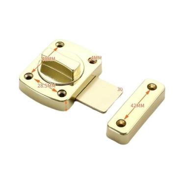 Imagem de Fechadura Antiga De Porta De Armário Com Trava Rotativa Para Animais D