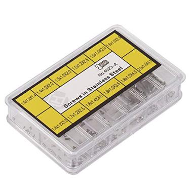 Imagem de Generic Kit de Parafusos de Tampa Traseira de Relógio Durável de Aço Inoxidável para Reparo de Relógios Com 12 Tamanhos, para Relojoeiros e Reparadores, Caixa de Armazenamento Portátil (4023-A)