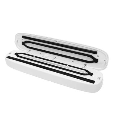 Imagem de Haofy Máquina Seladora a Vácuo Economizadora de Alimentos Automática Com Sucção Forte de 65kPa para Cozinha Carne Peixe café Produtos Secos Compacto Portátil ABS Branco
